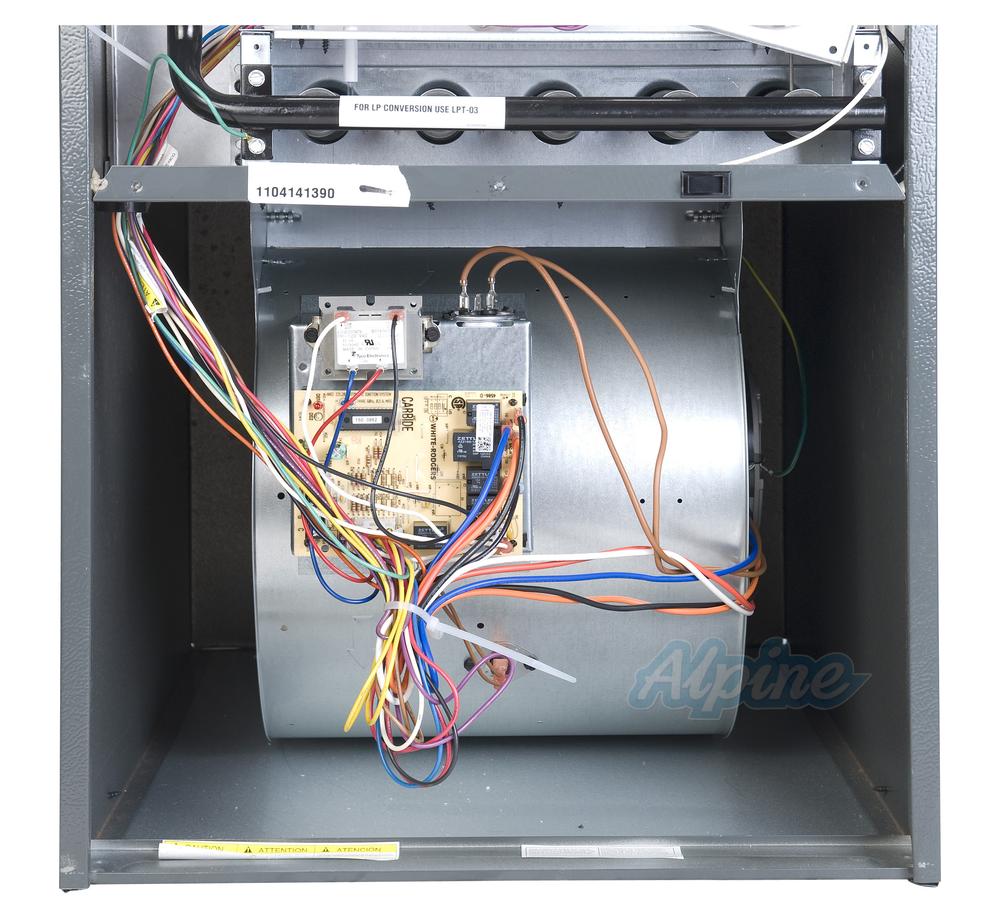 Goodman GM9S801005CN 100,000 BTU Furnace, 80% Efficiency, Single-Stage  Burner, 2000 CFM Multi-Speed Blower, Upflow/Horizontal Flow Application