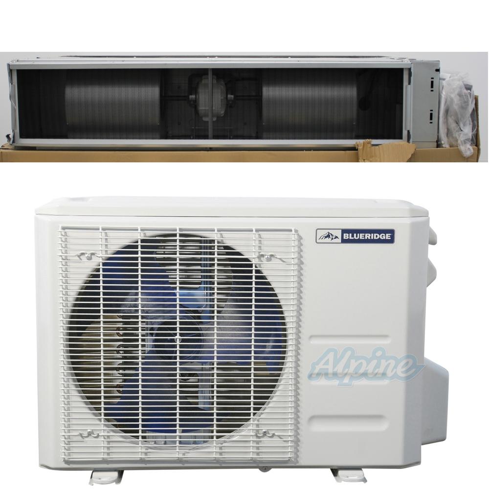 NEW 36,000 BTU Single Zone Ductless Mini Split Outdoor Condenser & SND  36,000 BTU Concealed Ducted Indoor Air Handler