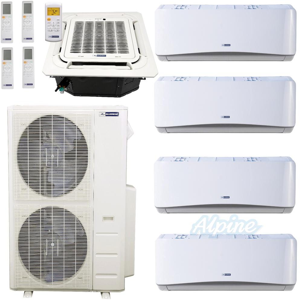 Blueridge BMM4821-9W-9W-9W-9W-12C 48,000 BTU (4.0 Ton) 21 SEER / 21.1 ...