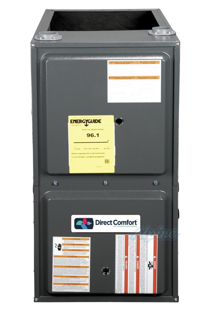 Direct Comfort DC-GC9S960403BN 40,000 BTU Furnace, 96% Efficiency, 1-Stage  Burner, 1200 CFM Multi-Speed Blower, Downflow/Horizontal Flow Application