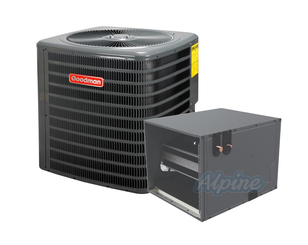 Goodman GLXS4BA3610-CHPTA3630C3 3 Ton 14.3 SEER2 R-32 Horizontal
