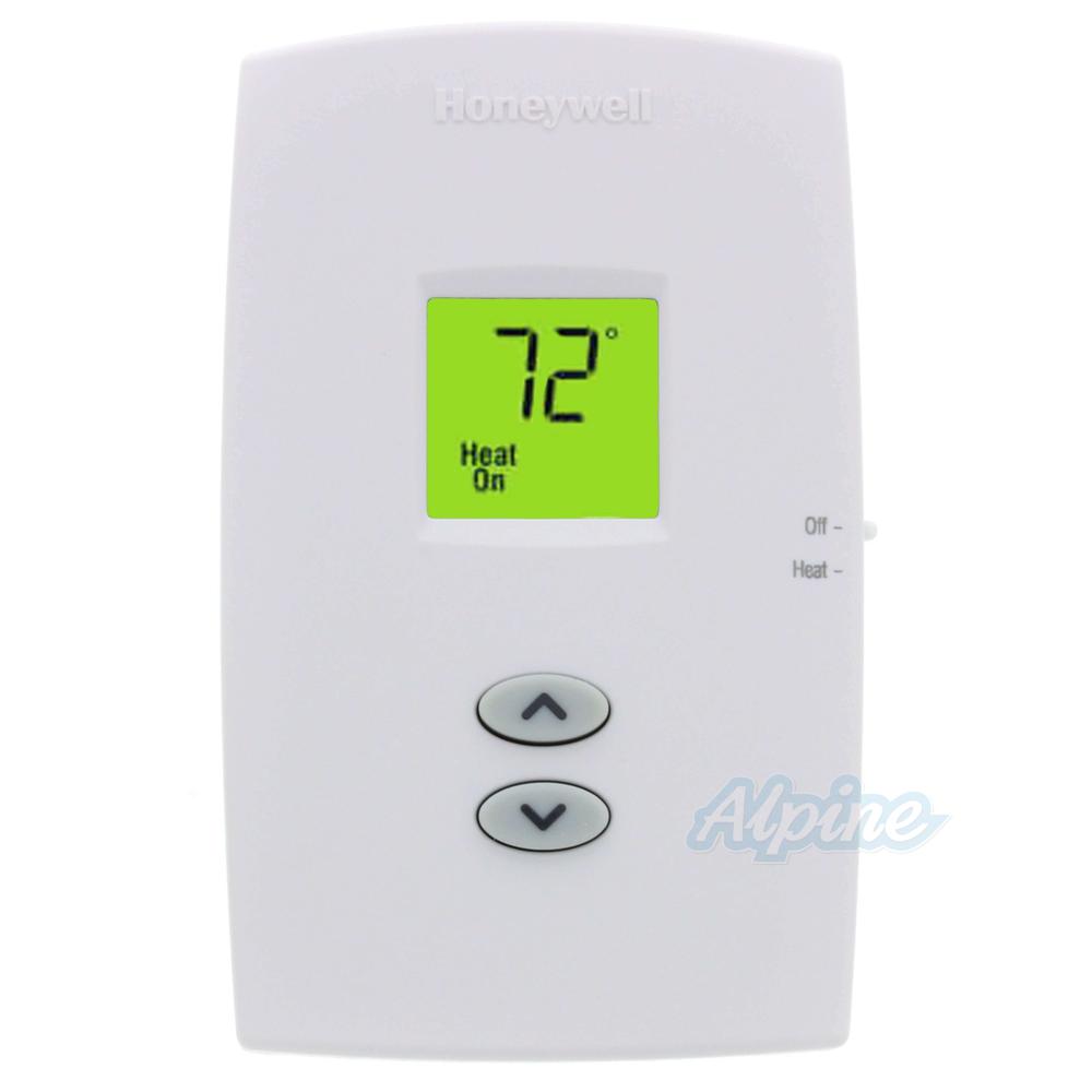 Honeywell Th1100dv1000 Pro 1000 Vertical Non-programmable Thermostat 