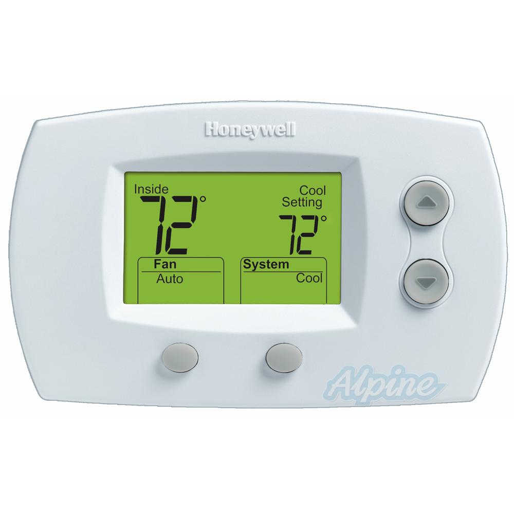 Honeywell TH5220D1029 FocusPro 5000 Universal Non ... 2 stage heat 1 stage cool thermostat wiring diagram 