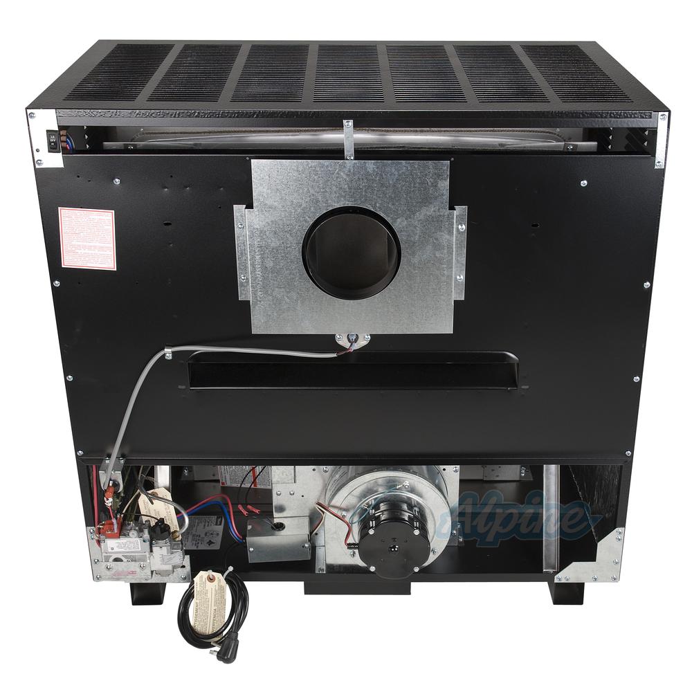 Williams 5001922a 50 000 Btu Console Heater 69 Efficiency Natural Gas Factory Installed Blower Enclosed Front