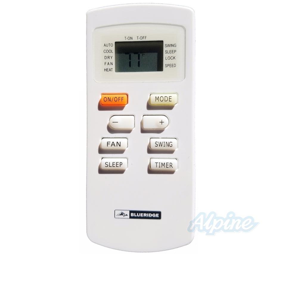 Blueridge 30510092 Blueridge 15 Seer Remote Control