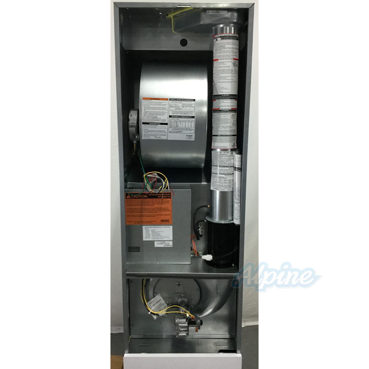 Alpine AHMG1E056B (Item No. 651457) 56,000 BTU Mobile Home Furnace, 80% ...