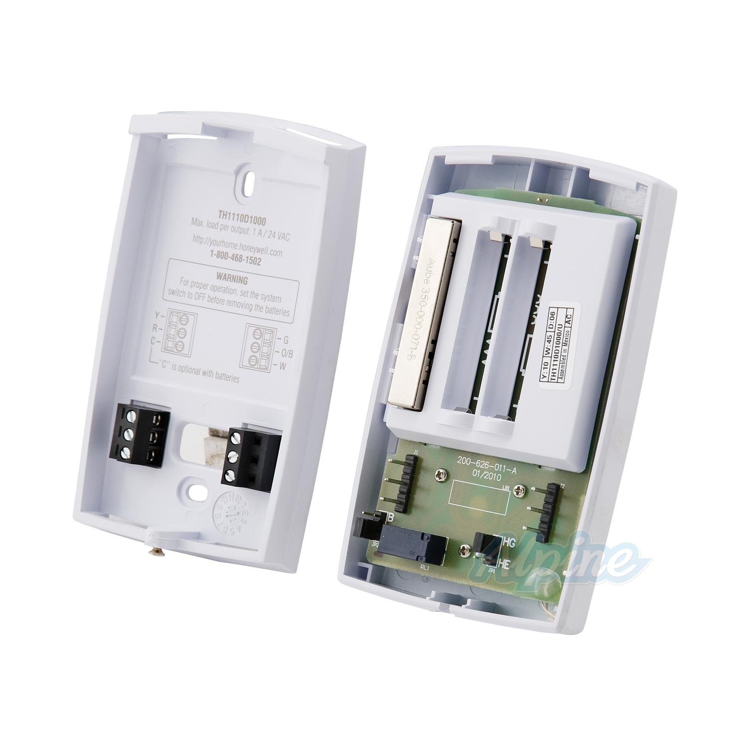 Honeywell Th1110dv1009 Pro 1000 Universal Non Programmable Thermostat One Stage Heat One Stage Cool