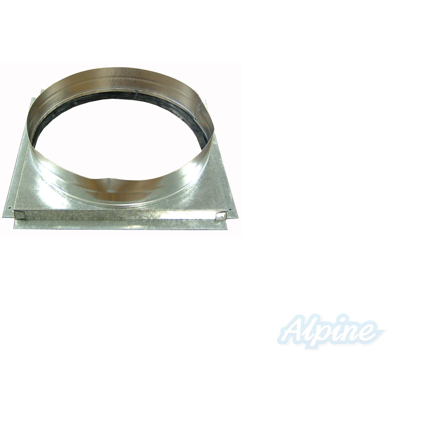 Square To Round Adapter : 8 x 10 x 10 Square to Round Transition Duct ...