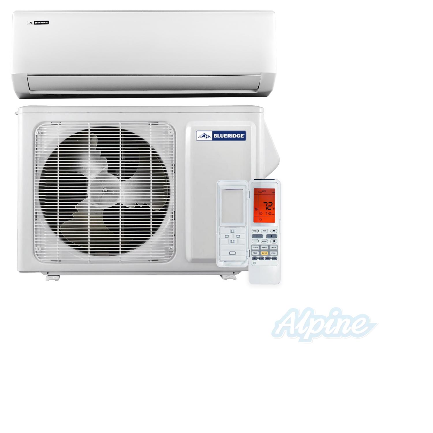 Blueridge BMKH0938 9,000 BTU (0.75 Ton) 38 SEER ULTRA HEAT Single Zone