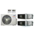 24,000 BTU (2 Ton) 2-Zone 18 SEER2 Inverter R-32 XM2 Series Heat Pump Ultra Cool/Ultra Heat System