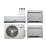 24,000 BTU (2 Ton) 3-Zone 21 SEER2 Inverter R-32 XM2 Series Heat Pump Ultra Cool/Ultra Heat System