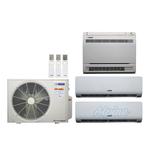 24,000 BTU (2 Ton) 3-Zone 21 SEER2 Inverter R-32 XM2 Series Heat Pump Ultra Cool/Ultra Heat System