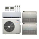 30000 BTU (2.5 Ton) 3-Zone 17 SEER2 Inverter R-32 XM0 Series Heat Pump System