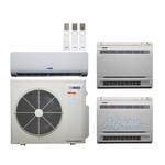 28,400 BTU (2.4 Ton) 3-Zone 21 SEER2 Inverter R-32 XM2 Heat Pump Ultra Cool/Ultra Heat System