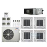 48,000 BTU (4 Ton) 5-Zone 19 SEER2 Inverter R-32 XM2 Series Heat Pump Ultra Cool/Ultra Heat System
