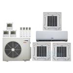 42,000 BTU (3.5 Ton) 4-Zone 21 SEER2 Inverter R-32 XM2 Heat Pump Ultra Cool/Ultra Heat System