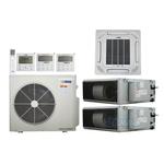 48,000 BTU (4 Ton) 3-Zone 19 SEER2 Inverter R-32 XM2 Series Heat Pump Ultra Cool/Ultra Heat System