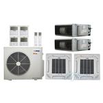 48,000 BTU (4 Ton) 4-Zone 19 SEER2 Inverter R-32 XM2 Series Heat Pump Ultra Cool/Ultra Heat System