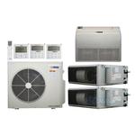 30000 BTU (2.5 Ton) 3-Zone 17 SEER2 Inverter R-32 XM0 Series Heat Pump System