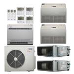 42000 BTU (3.5 Ton) 5-Zone 17 SEER2 Inverter R-32 XM0 Series Heat Pump System
