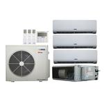 48,000 BTU (4 Ton) 4-Zone 19 SEER2 Inverter R-32 XM2 Series Heat Pump Ultra Cool/Ultra Heat System