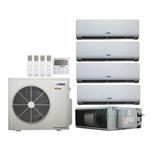 48,000 BTU (4 Ton) 5-Zone 19 SEER2 Inverter R-32 XM2 Heat Pump Ultra Cool/Ultra Heat System