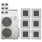 55000 BTU (4.58 Ton) 6-Zone 21 SEER2 Inverter R-32 XM2 Series Heat Pump Ultra Cool/Ultra Heat System