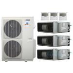 55000 BTU (4.58 Ton) 3-Zone 19 SEER2 Inverter R-32 XM2 Series Heat Pump Ultra Cool/Ultra Heat System