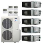 55000 BTU (4.58 Ton) 5-Zone 19 SEER2 Inverter R-32 XM2 Series Heat Pump Ultra Cool/Ultra Heat System