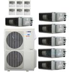 55000 BTU (4.58 Ton) 6-Zone 19 SEER2 Inverter R-32 XM2 Series Heat Pump Ultra Cool/Ultra Heat System