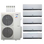 55000 BTU (4.58 Ton) 5-Zone 21 SEER2 Inverter R-32 XM2 Series Heat Pump Ultra Cool/Ultra Heat System