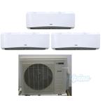 SND 27,000 BTU Condenser, x3 New 9,000 BTU Wall Mounted Ductless Indoor Air Handler