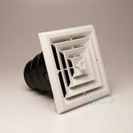 8in x 8in Ceiling Diffuser w/ 4-way Grille
