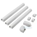 Fortress LDK 3.5 in. x 12 ft. Line Set Wall Duct Kit