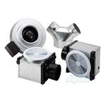 270 CFM Dual Grille Bath Fan, Uses 4in. and 6in. Duct, Halogen light and vent only