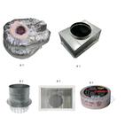 Concealed Duct Return Kit for 12000 btu concealed duct air handlers (One Return, 12 inch Duct)