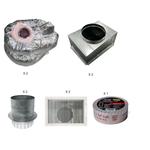 Concealed Duct Return Kit for 18000 and 24000 btu concealed duct air handlers (Two Returns, 12 inch Ducts)