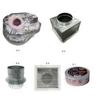 Concealed Duct Return Kit for 24000 and 36000 btu concealed duct air handlers (Four Returns, 10 inch Ducts)