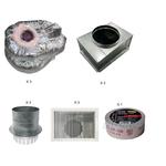 Concealed Duct Return Kit for 36000 btu concealed duct air handlers (Three Returns, 12 inch Ducts)