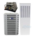 3 Ton 14.3 SEER2 R-454B Downflow System – Heat Pump & 51,180 BTU Electric Mobile Home Furnace & Uncased Evap Coil