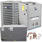 2.5 Ton Heat Pump, 70,000 BTU 92% AFUE Gas Furnace, 16 SEER2 Horizontal Dual Fuel Split System Kit