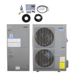 48,000 BTU 20 SEER Ultra Efficient Inverter Heat Pump AHU Complete System KIT 25 FT