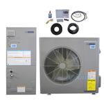 24,000 BTU 18 SEER2 Ultra Efficient Inverter Heat Pump AHU Complete System KIT 25 FT