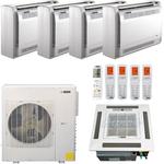 42,000 BTU (3.5 Ton) 23 SEER ULTRA HEAT Five Zone Ductless Mini-Split Heat Pump System