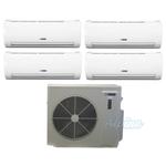 SND 42,000 BTU Mini Split Condenser & x 4 New 12,000 BTU Ductless Wall Mounted Air Handler SND Kit