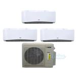 SND 27,000 BTU 21 SEER Condenser, SND 6,000 BTU Wall Mounted Ductless Indoor Air Handler & x2 New 1,000 BTU Wall Mounted Ductless Indoor Air Handle