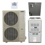 36,000 BTU 15.2 SEER2 Dual-Fuel System: Inverter Heat Pump with 80% AFUE Gas Furnace