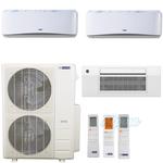 55,000 BTU (4.5 Ton) 19 SEER / 20.2 SEER2 - M2 SERIES - Three Zone Ductless Mini-Split Heat Pump System - Wi-Fi Capable