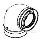 100/150mm 90° Concentric Vent Elbow