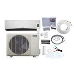12,000 BTU (1 Ton) 1-Zone DIY 23.5 SEER2 Inverter R-454B DS3 Heat Pump Ultra Cool/Ultra Heat System KIT 15 FT